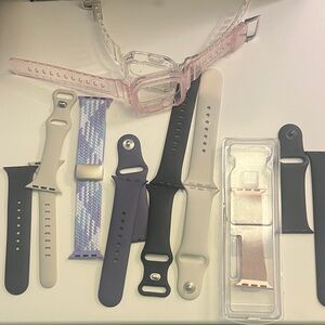 Apple Watch Watch Bands and Case Set
